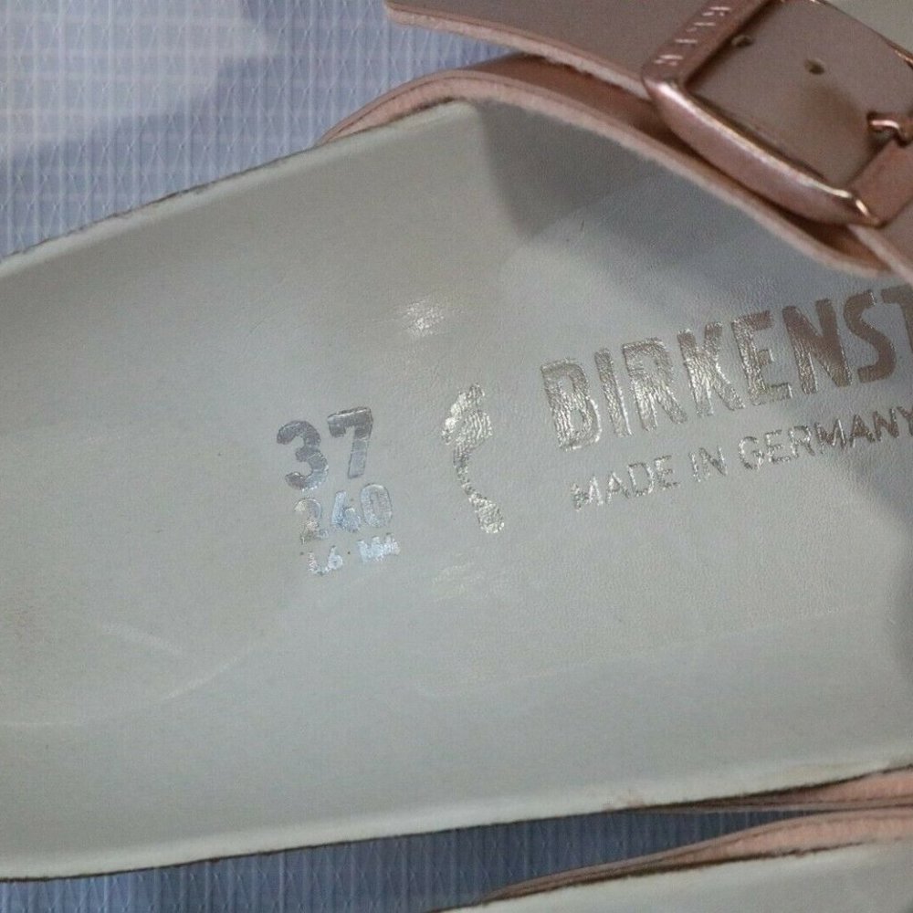 Birkenstock Yao Hex Sandal Metallica Copper Narrow - Picture 5 of 7